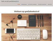 Tablet Screenshot of geefjeboekuit.nl